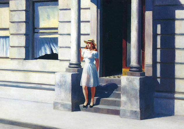 Summertime by Edward Hopper Greetings Card